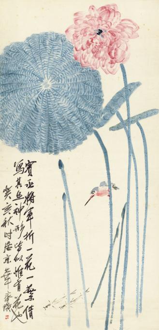 齐白石-一花一枼得真知