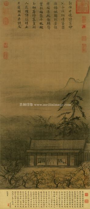 马远-华灯侍宴图-111.9x53.5cm