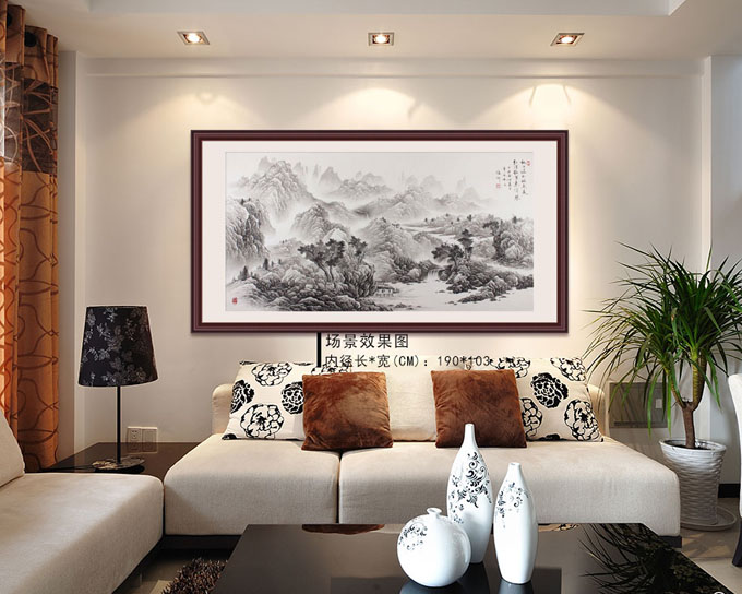 中国山水画装裱,中国山水画复制,美林印象 中国山水画装裱,中国山水画复制,美林印象